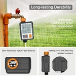 HASTHIP® Drip Irrigation Timer for Garden Farm, Programmable Automatic Watering System, Waterproof Digital Timer for Lawns Yellow 2PCS