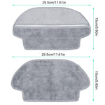 HASTHIP Accessories Compatible with Mi Robot Vacuum Mop P featuring 2 pcs mop cloth pads | washable eco friendly fabric for efficient cleaning