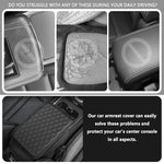 HASTHIP® Car Center Console Armrest Cover Pad Fashion PU Leather Car