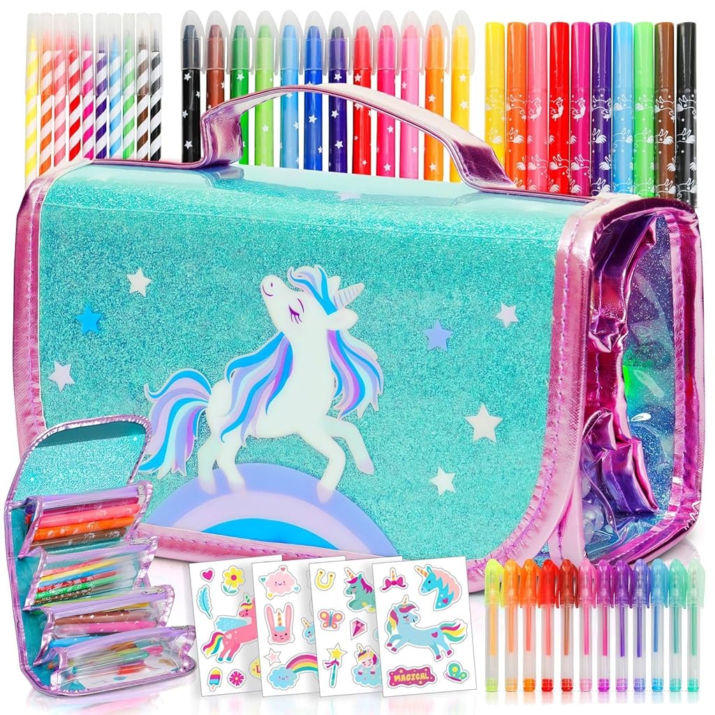 HASTHIP® Lane Silly Scented Markers For Kids. Arts & Crafts Unicorn Gifts for Girls