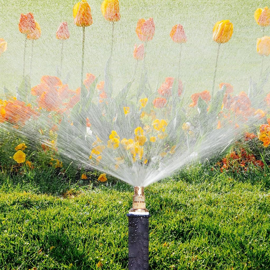 HASTHIP Gardening Sprinklers for Lawn and Greenhouse | 10Pcs Adjustable Copper Nozzles