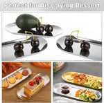 HASTHIP Stainless Steel Bathroom Tray for Appetizers and Desserts with Mirror Finish 30x12cm
