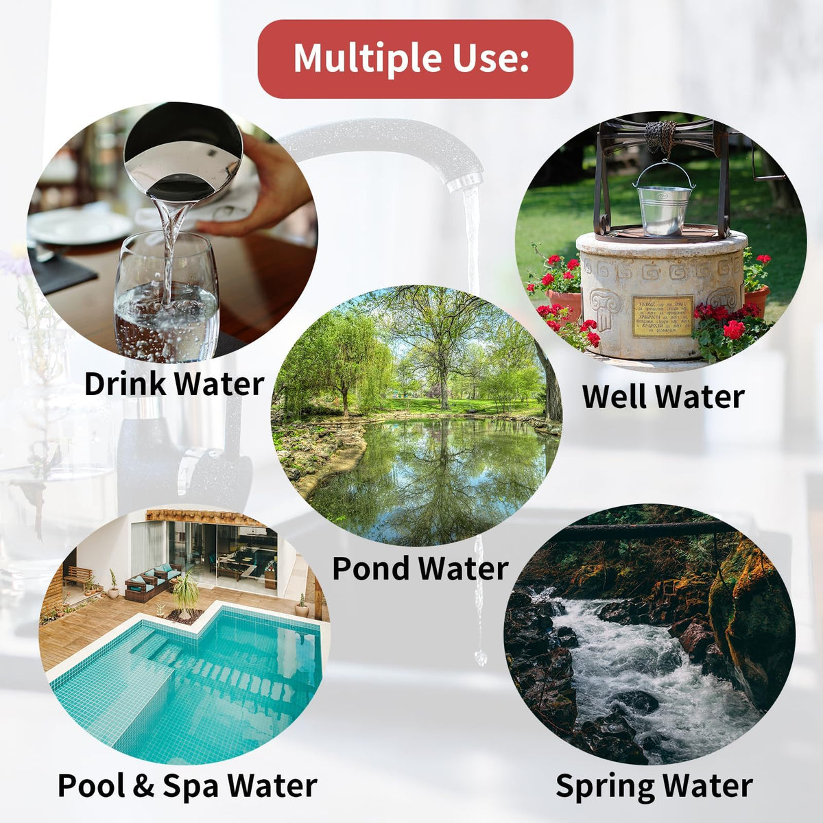 HASTHIP Escherichia Coli Test Kit for Water Testing with Sample Collection Tools and Test Tube