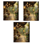 HASTHIP Paint by Numbers Kit for Adults with Acrylic Paints and Brushes 40 x 50 cm | Countryside Hallway DIY Canvas Art
