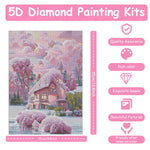 HASTHIP Diamond Painting Kit 12x16 inch for Home Wall Decoration and Leisure Gift | 5D Set for Adults and Kids