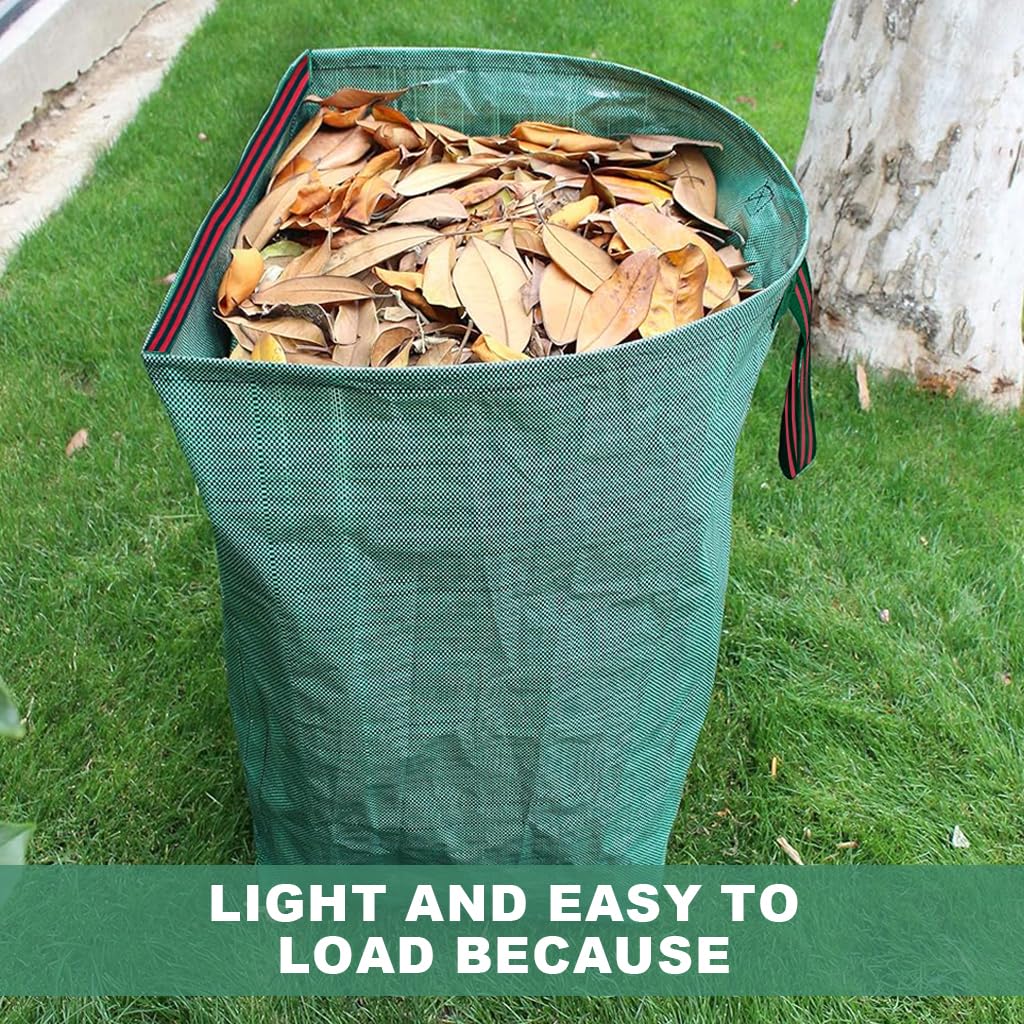 HASTHIP Garden Waste Bag for Leaf Collecting featuring 200L Capacity and Dustpan Shape | Reusable PP