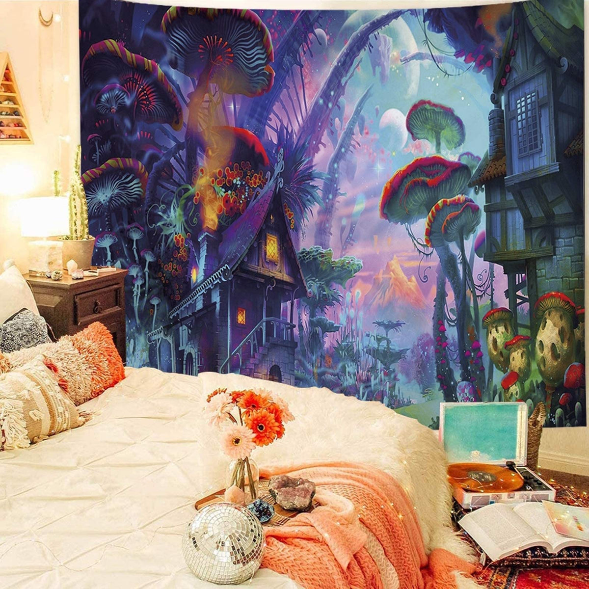HASTHIP Sunset Wall Tapestry for Bedroom and Living Room featuring HD Print | 51.2x59.1 in Polyester Fabric