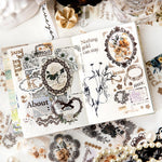 HASTHIP Flower Washi Tape Stickers for Journaling and Scrapbooking with 6 Rolls 50mm×2m PET | Decorative Floral Tapes for DIY Crafts