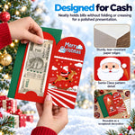 HASTHIP 13-Piece Christmas Money Wallet Set with 6 Designs, Envelopes and Stickers
