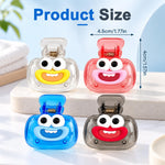 HASTHIP Cartoon Toothbrush Head Covers, 4-Pack Ventilated Clip-On Travel Protectors