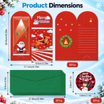 HASTHIP 13-Piece Christmas Money Wallet Set with 6 Designs, Envelopes and Stickers