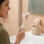 HASTHIP 6-Piece Toothbrush Covers with Clip Closure for Travel and Bathroom Storage
