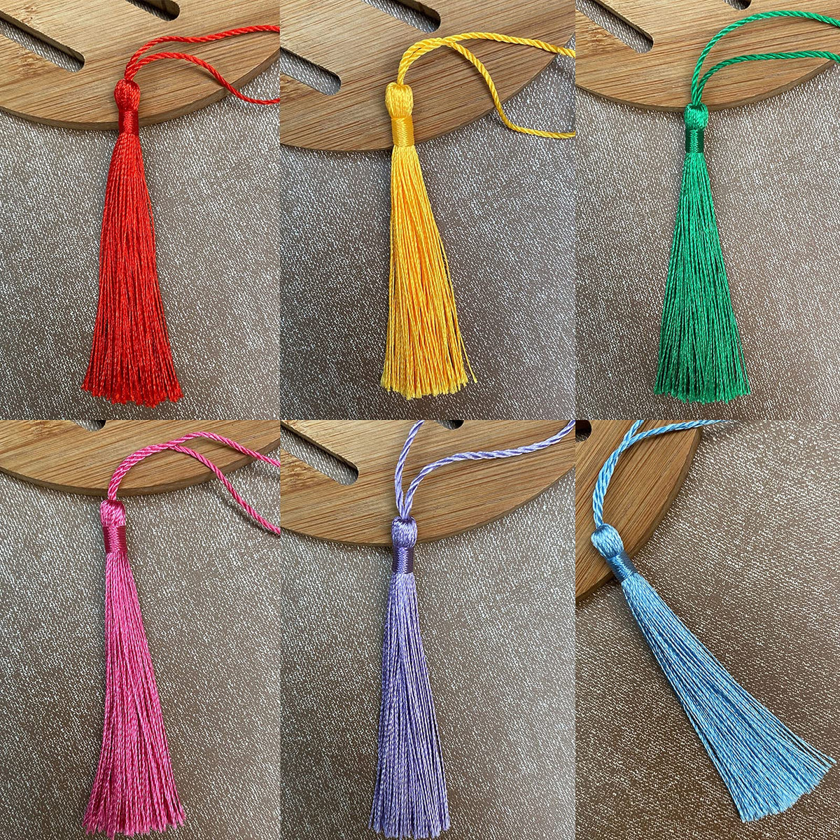 HASTHIP Tassels for Jewelry Making and Bookmarks featuring 228PCS Loop Design | 38 Colors Silk Polyester