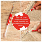 HASTHIP Embroidery Sewing Kit for Crafting with 2 LED Seam Rippers and Trimming Scissors | Stainless Steel Blades for Women