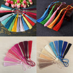 HASTHIP Tassels for Sarees Pallu and DIY Crafts with Loop 152 Pcs in 38 Colors | Polyester