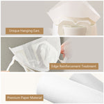 HASTHIP® Portable Coffee Filter Bag with Hanging Ear Design,