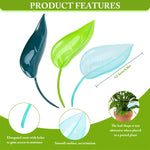 HASTHIP® 3Pcs Small Plant Pot Watering Tools Slow Watering Tool Creative Decorative Leaf Shape Watering Gentle Watering Channel Funnel for Indoor Plants Small Desk Plant Office Plant