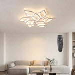 HASTHIP Modern LED Flush Mount Ceiling Light with Remote Control