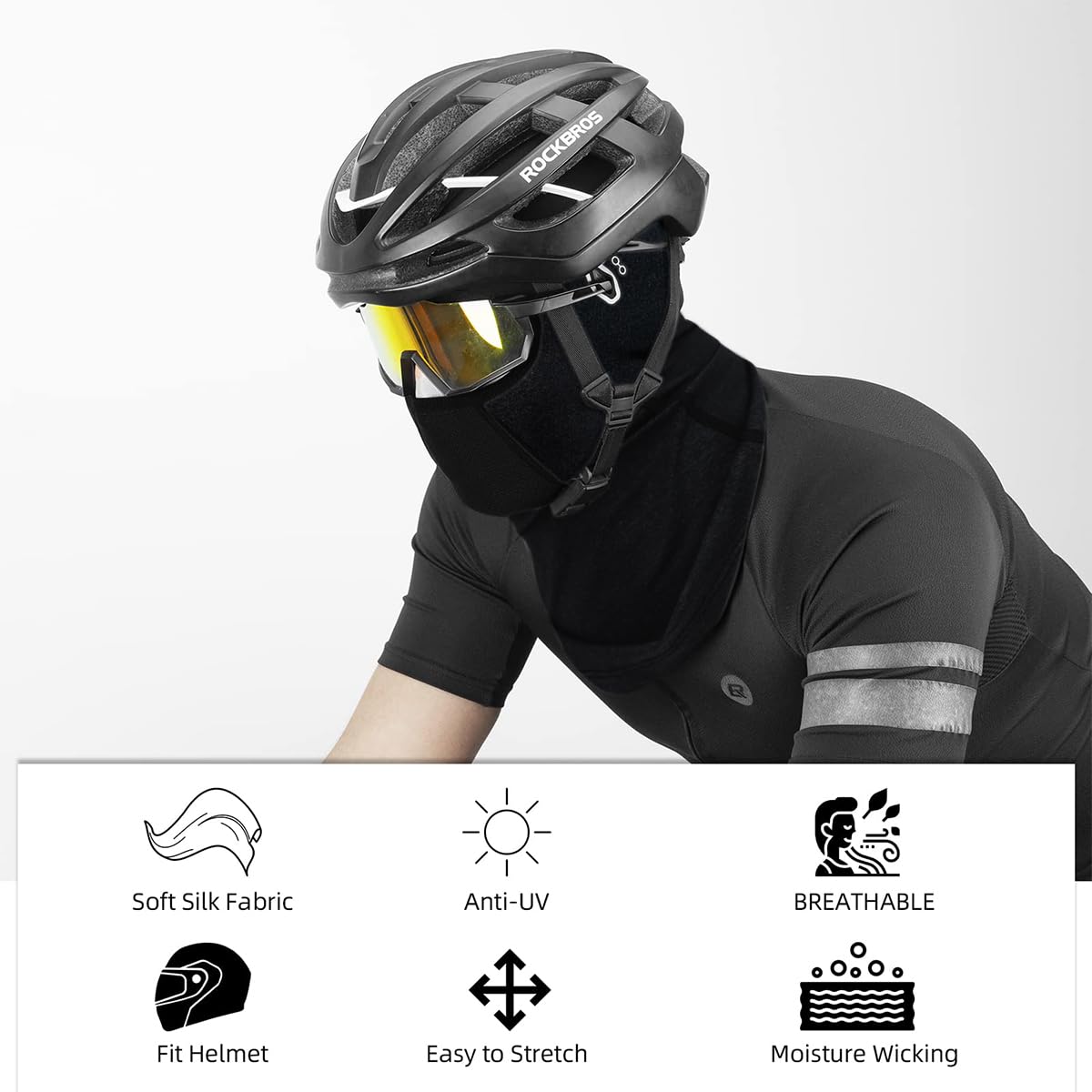 HASTHIP Silk Balaclava Face Mask for Riding