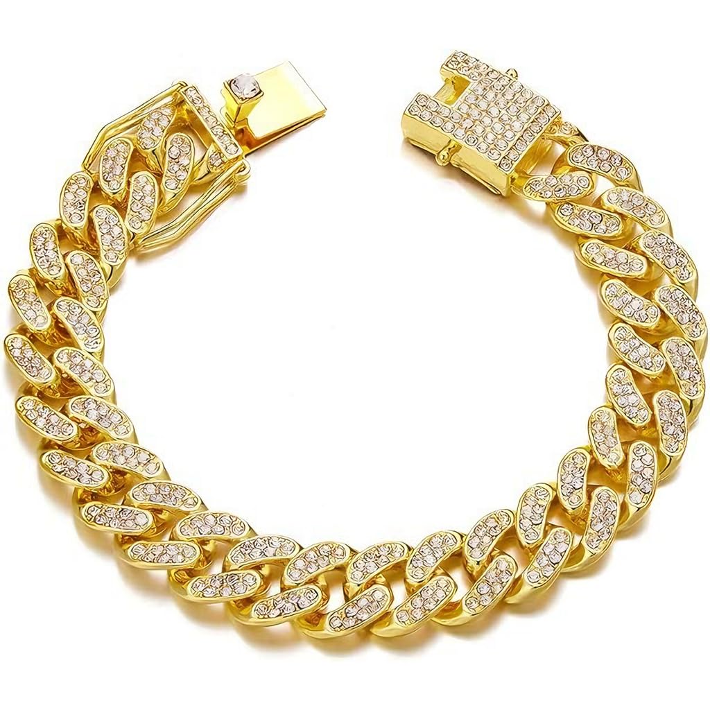 HASTHIP Men's Layered Chain Bracelet