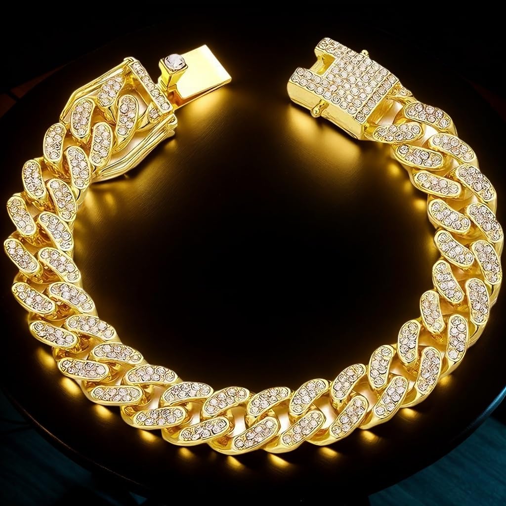 HASTHIP Men's Layered Chain Bracelet
