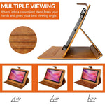 HASTHIP® Funda Universal para Tableta de 11-12.4 Pulgadas, Soporte Multiángulo con Cierre Folio, Protector Compatible con Galaxy Tab A9/A9+/Lenovo/iPad A16/OnePlus Pad, Funda de Cuero
