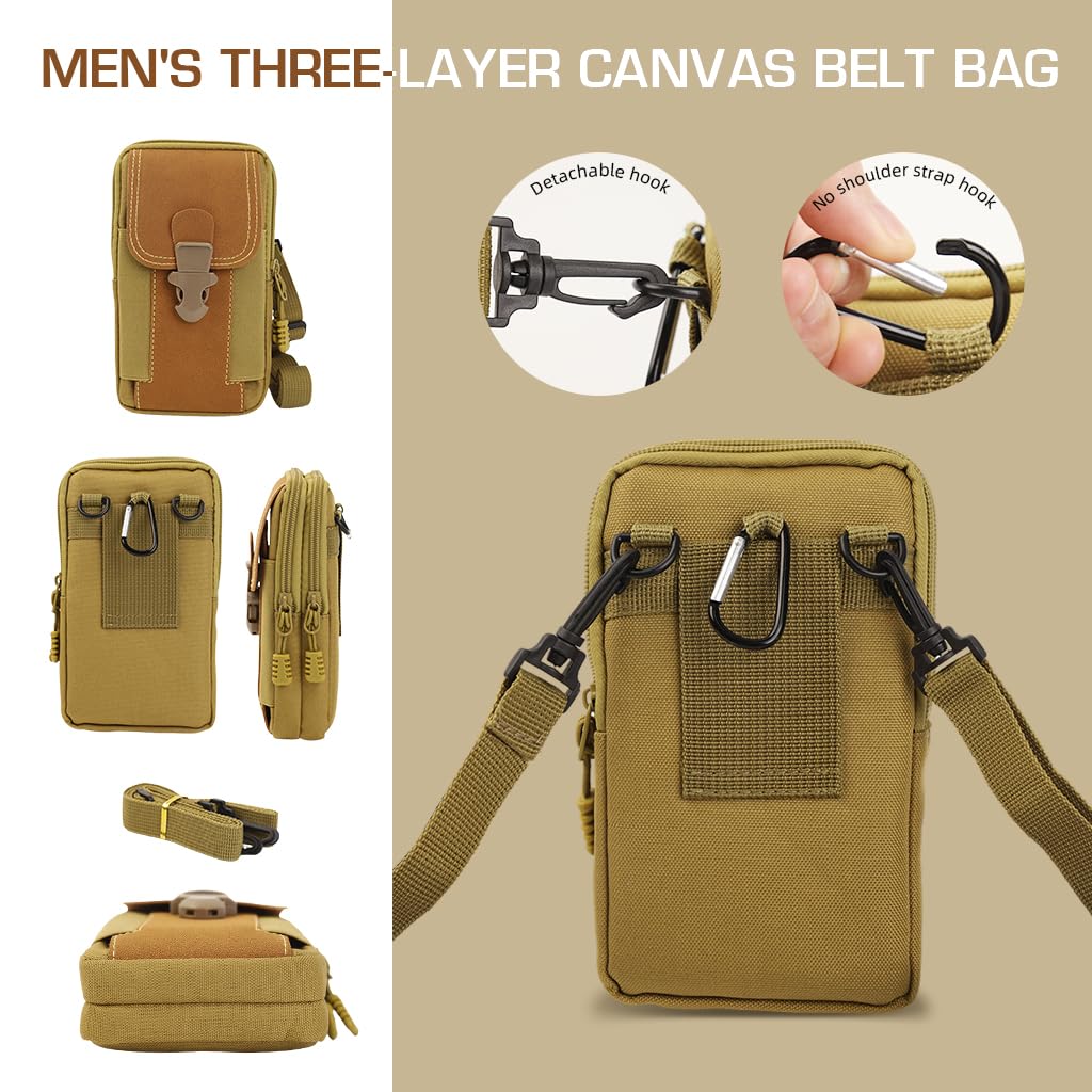 HASTHIP Men's 6.5-Inch Belt Phone Pouch