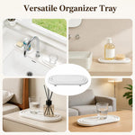 HASTHIP Quick-Dry Water-Absorbing Stone Tray for Bathroom, Kitchen and Laundry Use