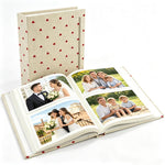 HASTHIP Mini Linen Cover Photo Album with Clear Pockets and Front Window for Personalisation