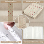 HASTHIP Mini Linen Cover Photo Album with Clear Pockets and Front Window for Personalisation