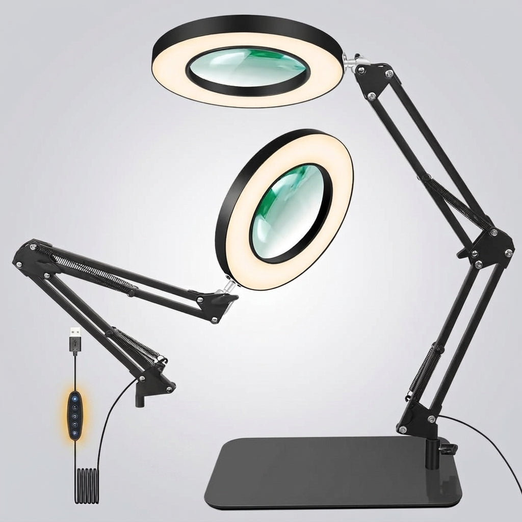 HASTHIP® 10X Magnifying Glass with Light