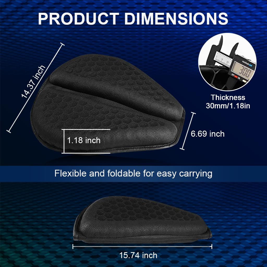 HASTHIP 3D Breathable Gel Bike Seat Cover