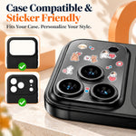 HASTHIP Camera Base Protector for 18 Pro Max, 3-Pack Ultra-Thin Matte PET Film, Case-Friendly Fit