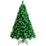 HASTHIP 5 Pies Artificial Christmas Tree with Realistic Green Pine Needles and Detachable Metal Stand