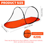 HASTHIP® Folding Mosquito Net Travel Pop-up Mosquito Net Tent-like Zipping Up Mosquito Net Camping Mosquito Net Waterproof Oxford Cloth Mosquito Net for Hotel, Camping, Hotel, 200x72x70cm