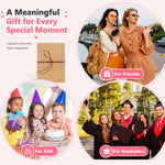 HASTHIP Foldable Accordion Scrapbook Album with Journaling Accessories for DIY Photo Memories