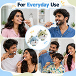 HASTHIP 2-Pack Shiba Inu Toothbrush Holder with Refillable Silicone Paste Dispenser and Travel Lanyard