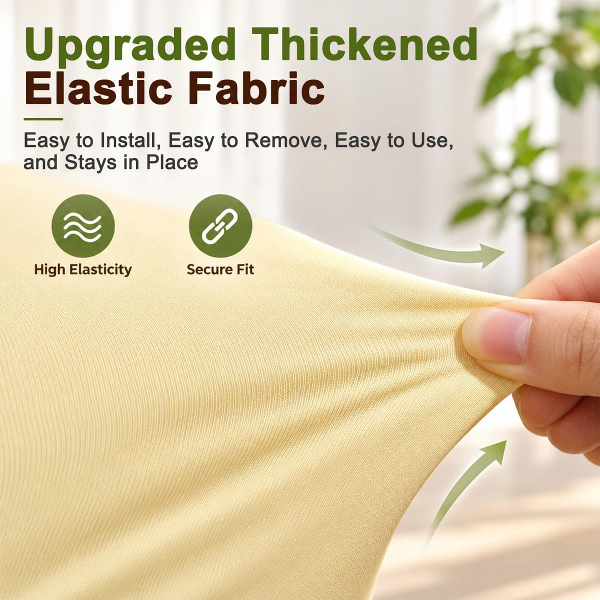 HASTHIP Washable Round Pedestal Fan Dust Cover, Stretch Polyester with Elastic Fit up to 45cm