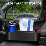 HASTHIP® 3in1 Car Seat Gap Filler Organizer with Cup Holder&Car Tissue Holder,Multipurpose Seat Gap Storage Box