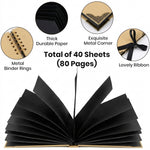 HASTHIP DIY Photo Memory Scrapbook Kit with Spiral Album, Cover Window and Decorative Accessories