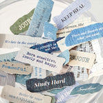 HASTHIP Broken Heart Paper Sticker Set, 300 Sheets in 6 Styles for Journals and Crafts