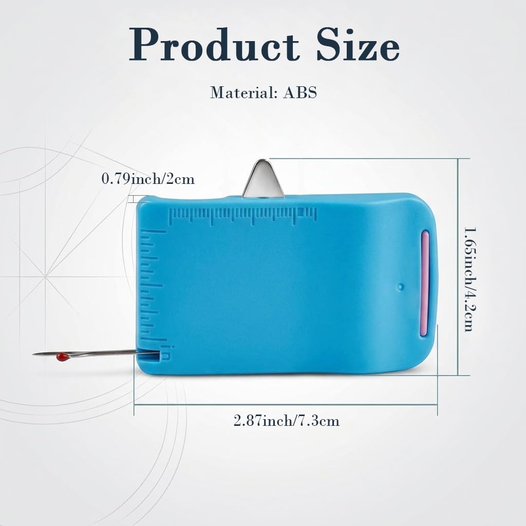 HASTHIP Magnetic Sewing Machine Seam Guide with Dual Scale and Retractable Seam Ripper