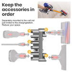 HASTHIP® Attachment Organizer Holder for Dyson Vacuum Cleaner Series, Accessory Holder Rack Wall Mounted Holder Organzier Accessories Organzier for Dyson V7 V8 V10 V11 Vacuum Cleaner Attachment.