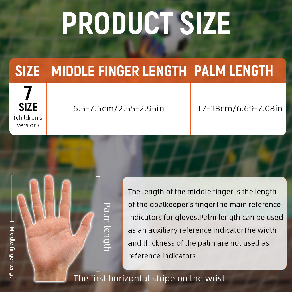 HASTHIP® Soccer Gloves, Goalie Gloves, Goalkeeper Gloves with Fingersave, Ultimate Grip Football Goalie Gloves with Strong Receiver, American Football for Men, Boys, Youth, Adult, Kids