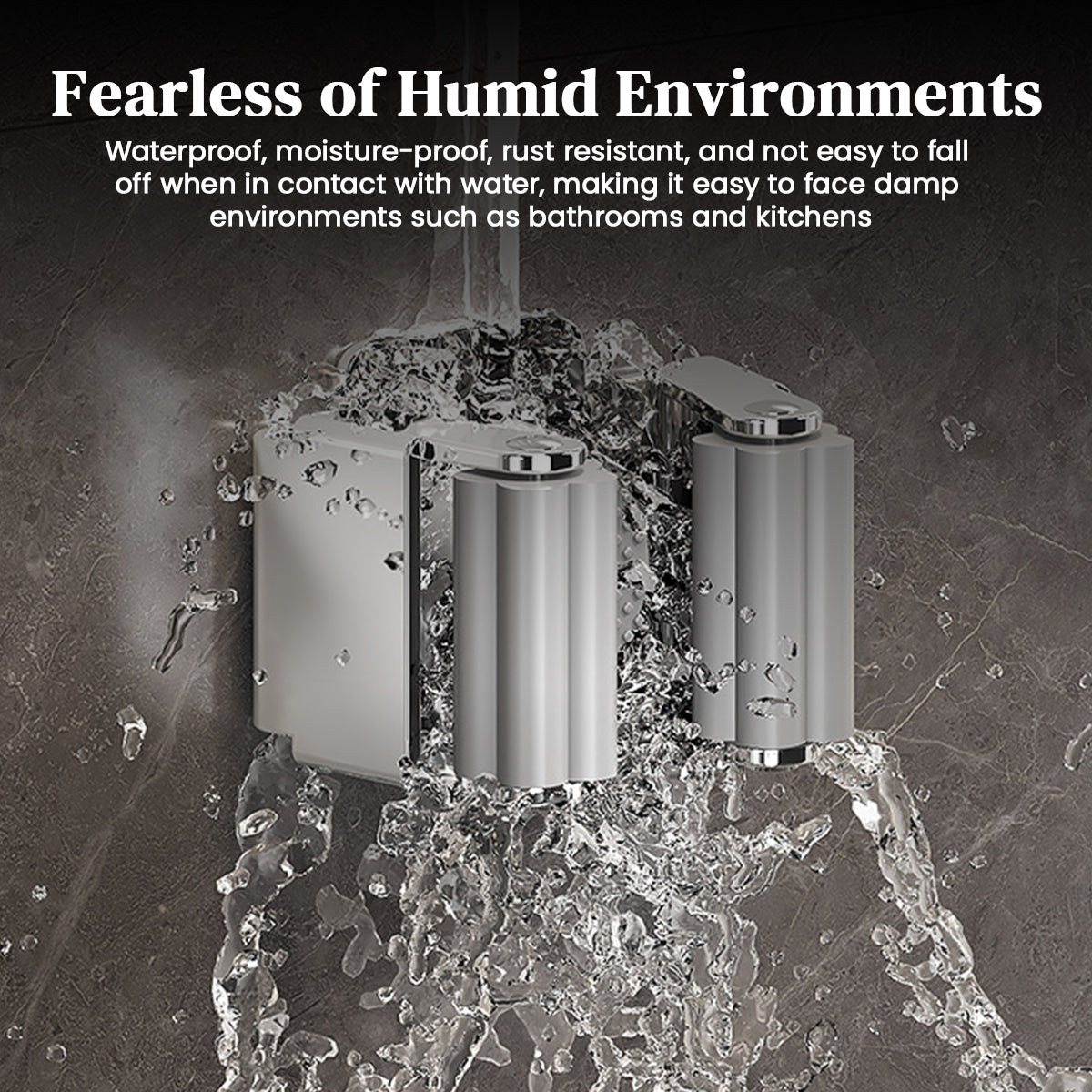 HASTHIP® Broom and Mop Holder Wall Mount Heavy Duty Broom Hooks Space-Saving Broom Rack Stainless Steel Broom Holder for Garage, Kitchen, Closet Organization(Pack of 2)