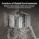 HASTHIP® Broom and Mop Holder Wall Mount Heavy Duty Broom Hooks Space-Saving Broom Rack Stainless Steel Broom Holder for Garage, Kitchen, Closet Organization(Pack of 2)