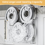 HASTHIP® Trash Bag Dispenser, Trash Bag Holder Wall Mount, Hanging Garbage Bag Dispenser, Trash Bag Roll Holder for Plastic Bags Countertop, Home Decor Under Kitchen Sink Organization