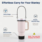 HASTHIP Water Bottle Sling Set with Strap, Stretchable Silicone Ring and Protective Boot