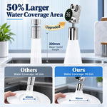 HASTHIP Smart Digital Display Faucet Extender with Two Spray Modes and Stainless Steel Construction
