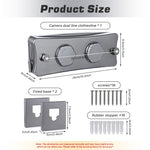 HASTHIP Retractable Double Clothesline with 304 Stainless Steel Wires, 40 lb Capacity